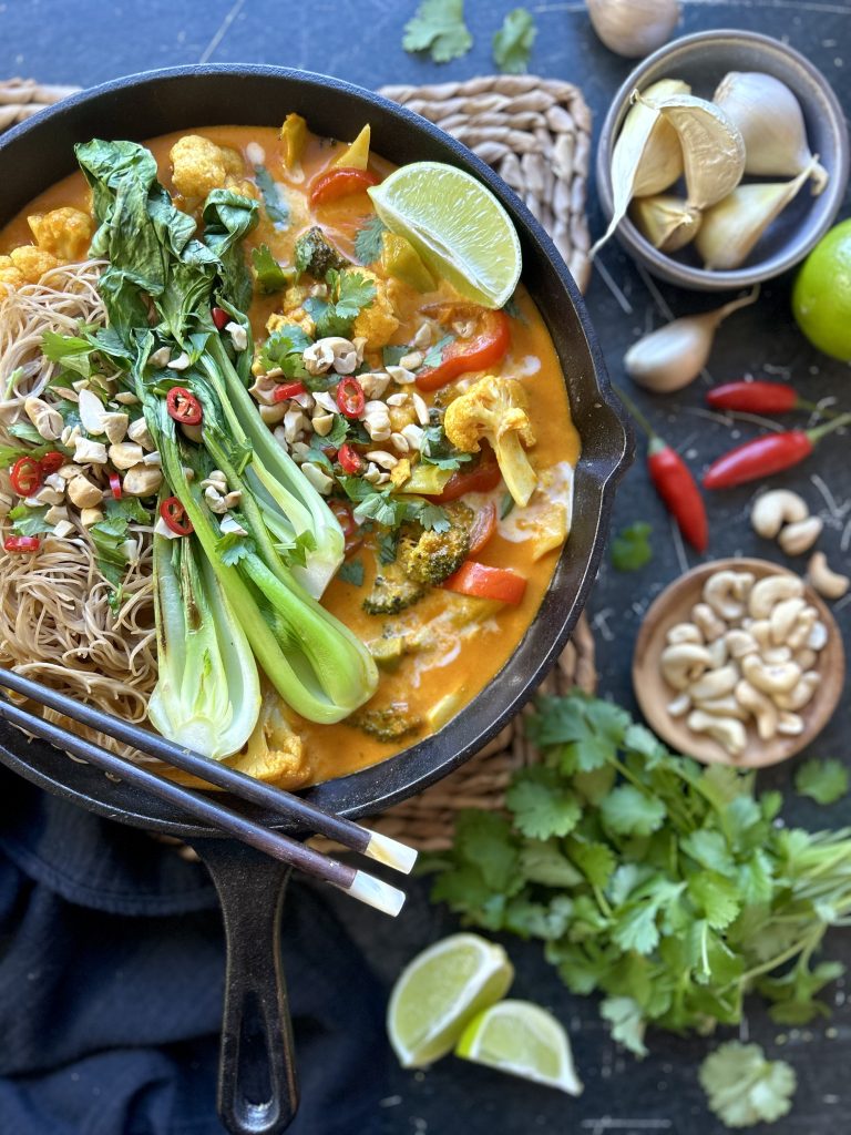 buckwheat noodle curry